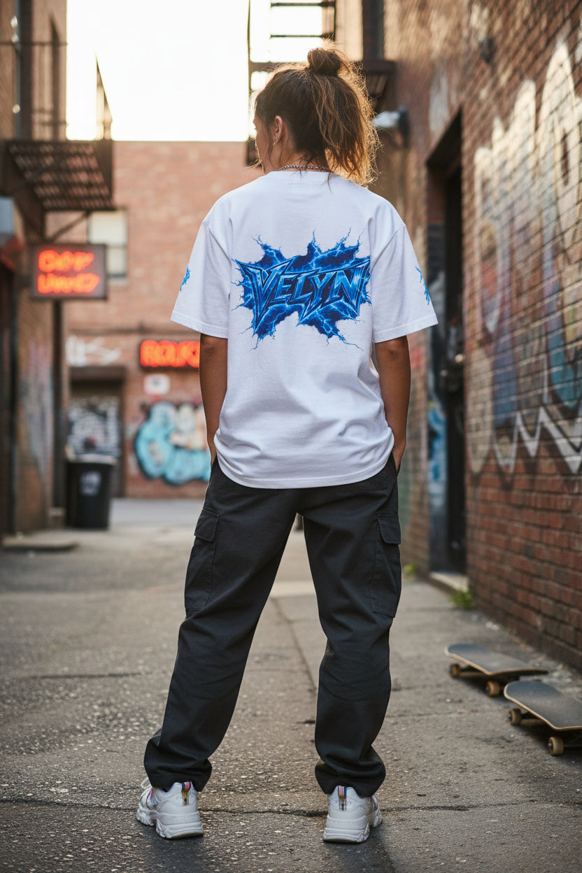 T-shirt logo éclair VELYN