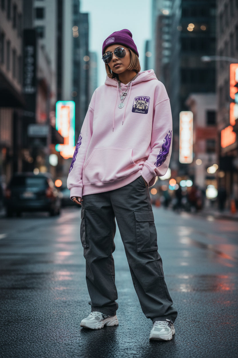 Wholeness Bulldog Hoodie – Vintage Streetwear Kapuzenpullover