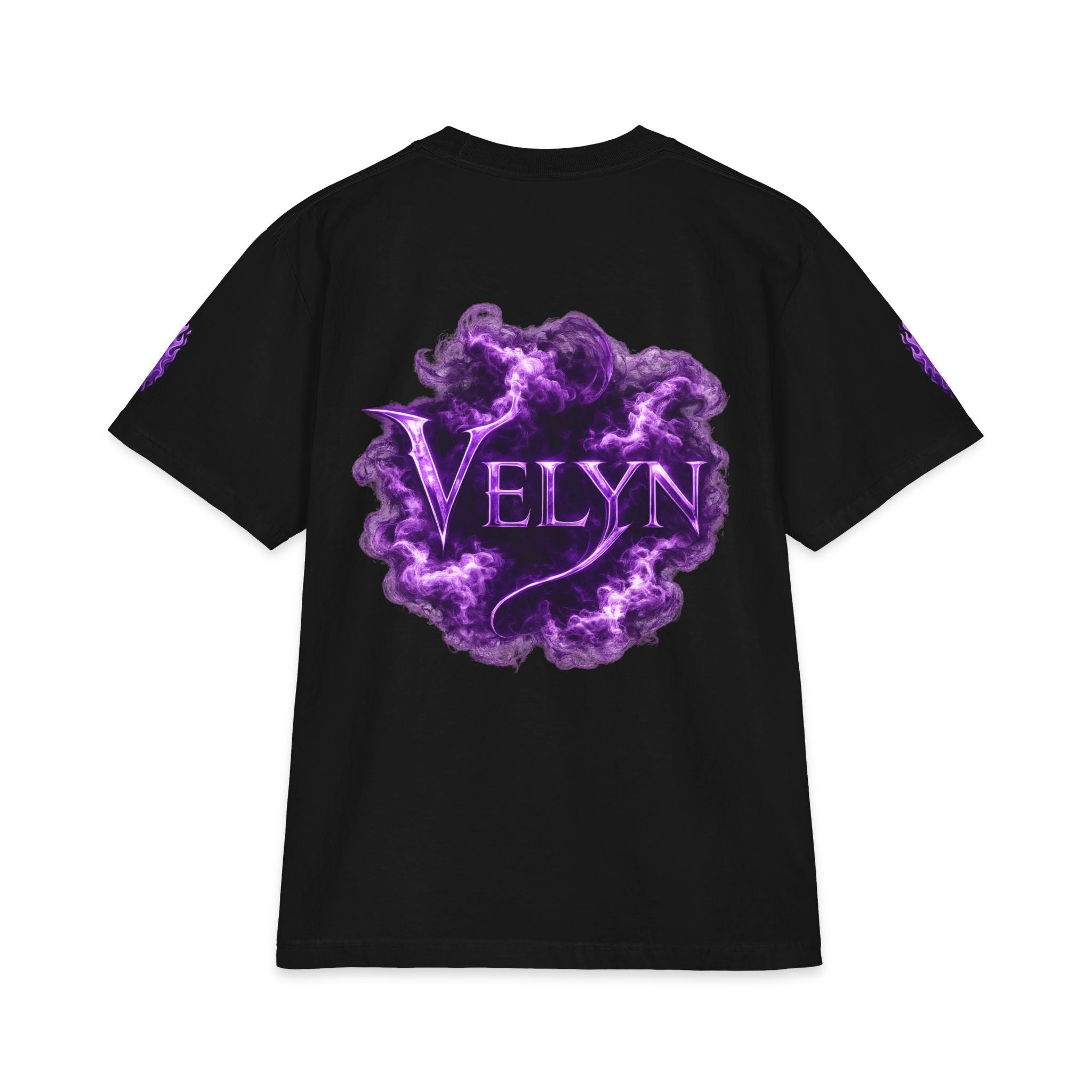 VELYN Purple Smoke T-Shirt – Unisex Oversized Streetwear Tee