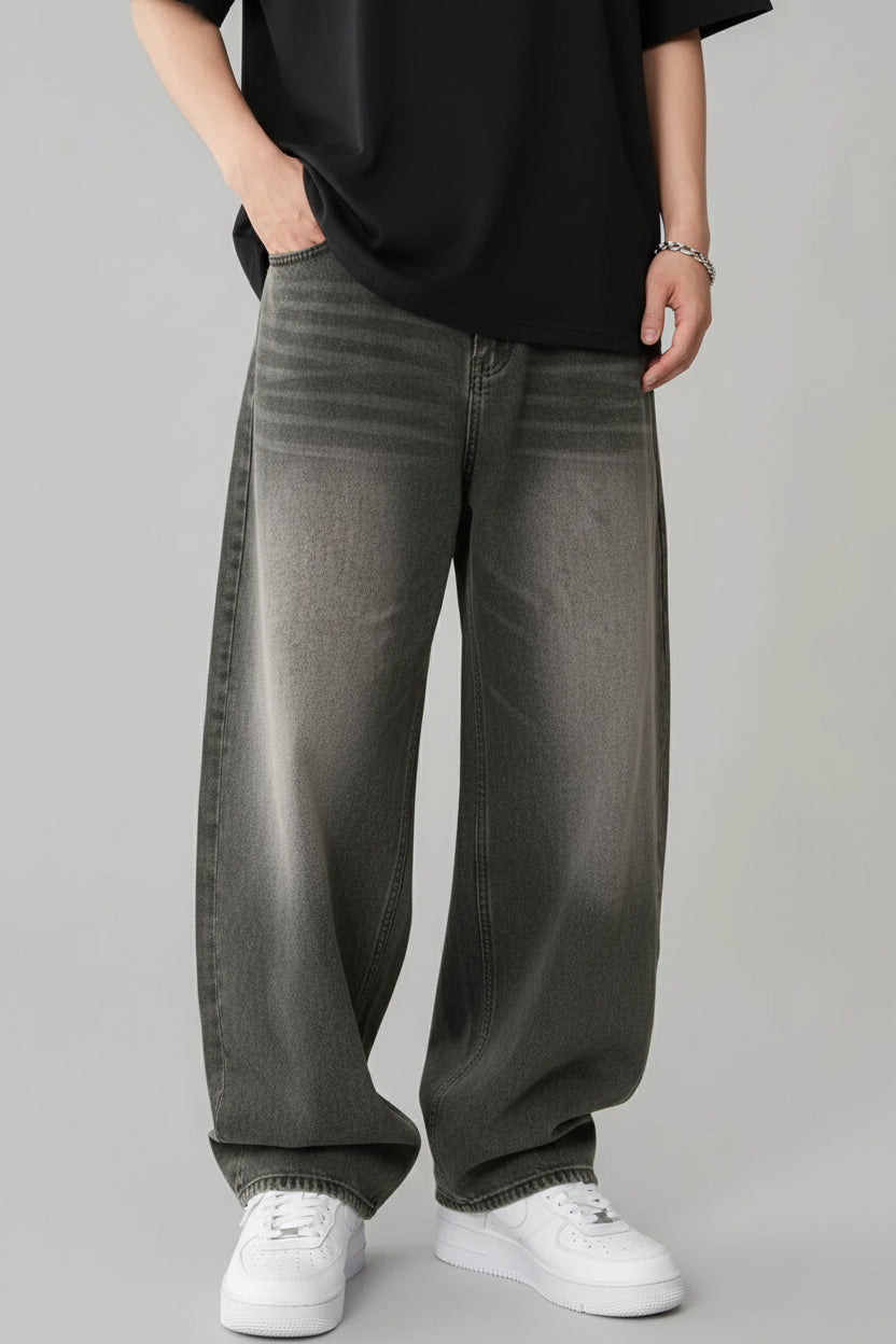 Baggy Wide-Leg Jeans | American Retro | Unisex