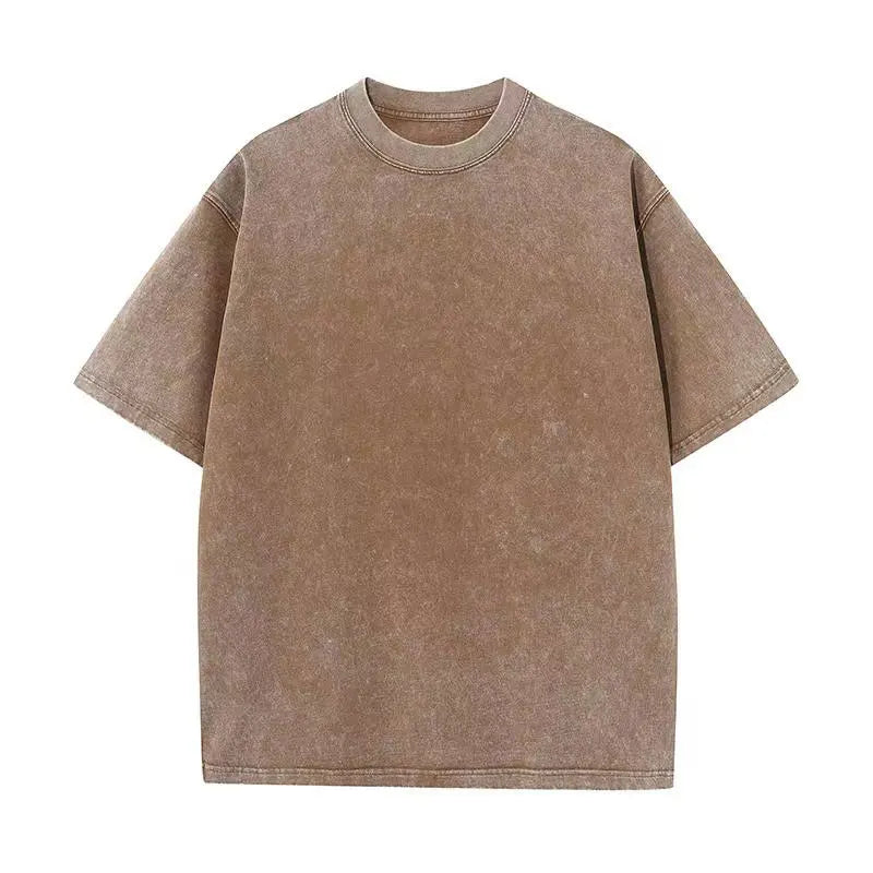 Herren Oversized T-Shirt – 230g Baumwolle, Vintage Washed, Kurzarm