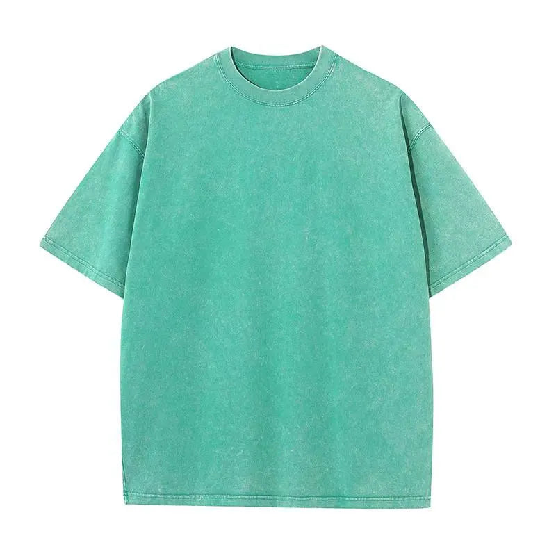 Herren Oversized T-Shirt – 230g Baumwolle, Vintage Washed, Kurzarm