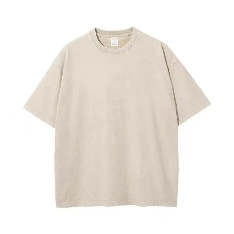 Herren Oversized T-Shirt – 230g Baumwolle, Vintage Washed, Kurzarm