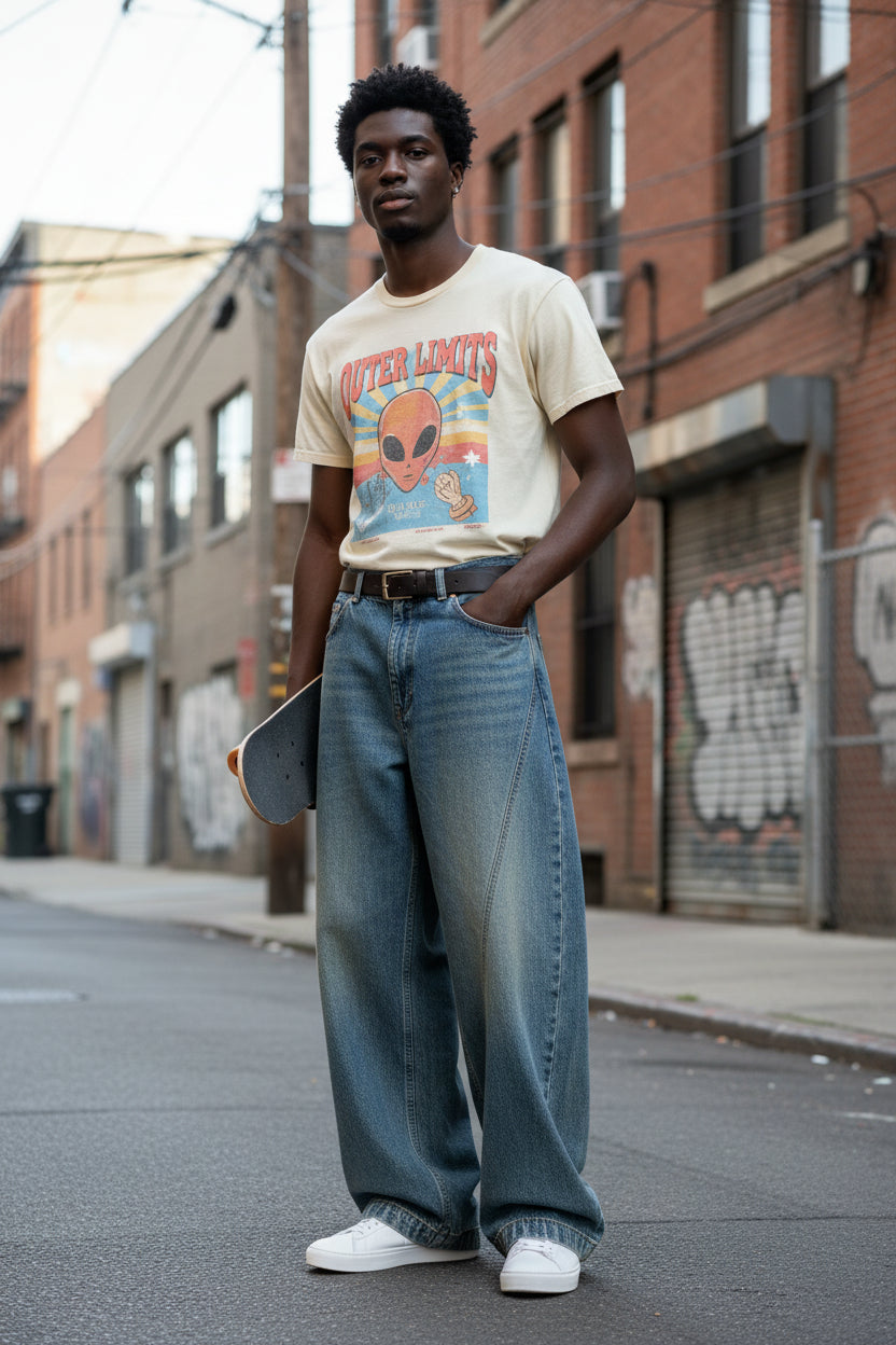 Baggy Jeans – Weites Bein | Streetwear & Hip-Hop | Unisex
