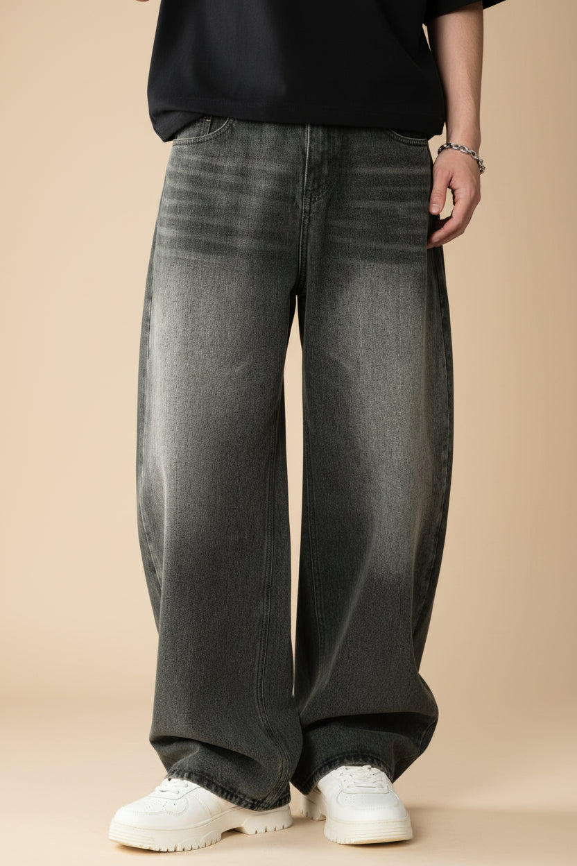 Baggy Wide-Leg Jeans | American Retro | Unisex