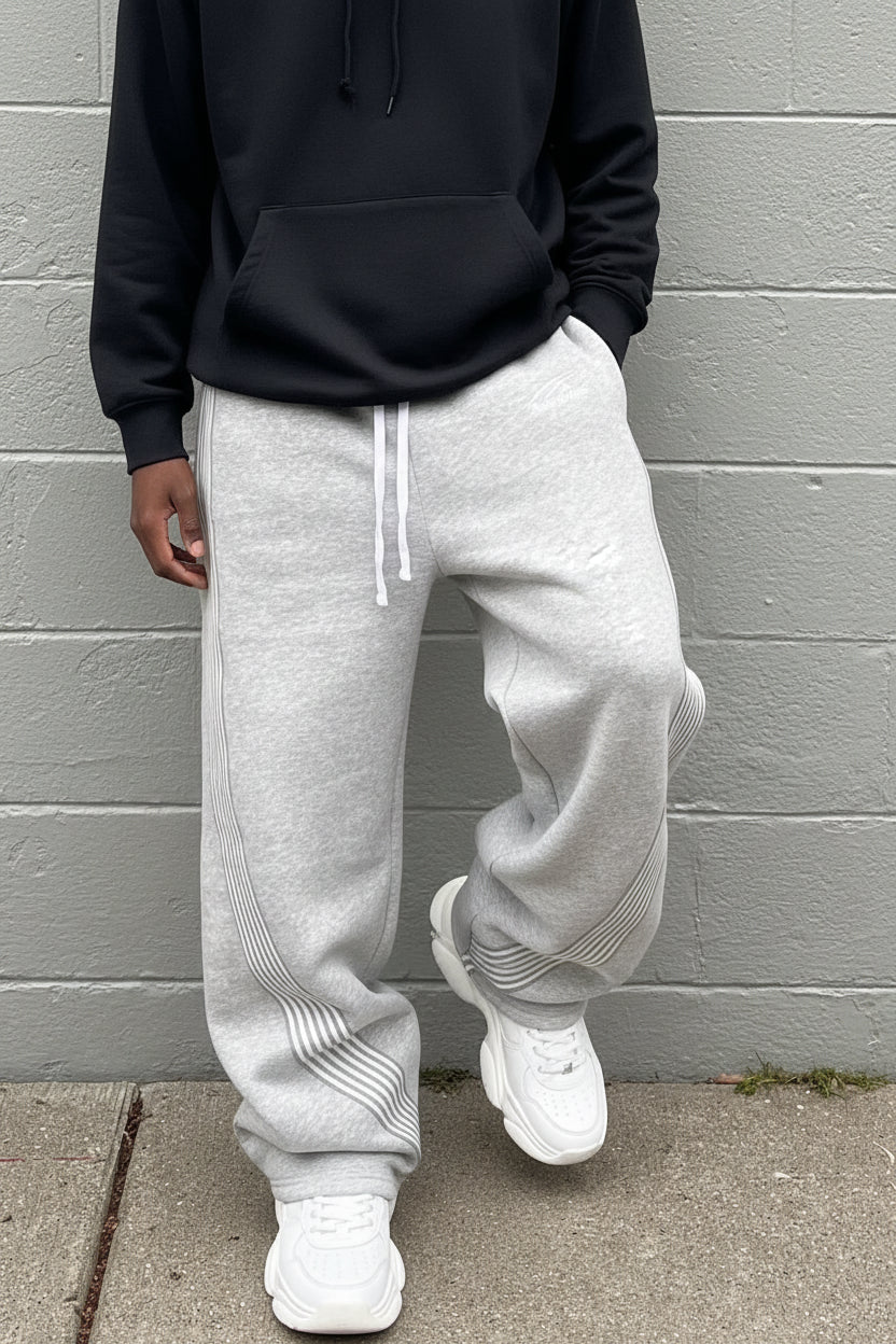 Y2K Cargo-Hose Damen – Weites Bein, Kordelzug, Streetwear Sweatpants