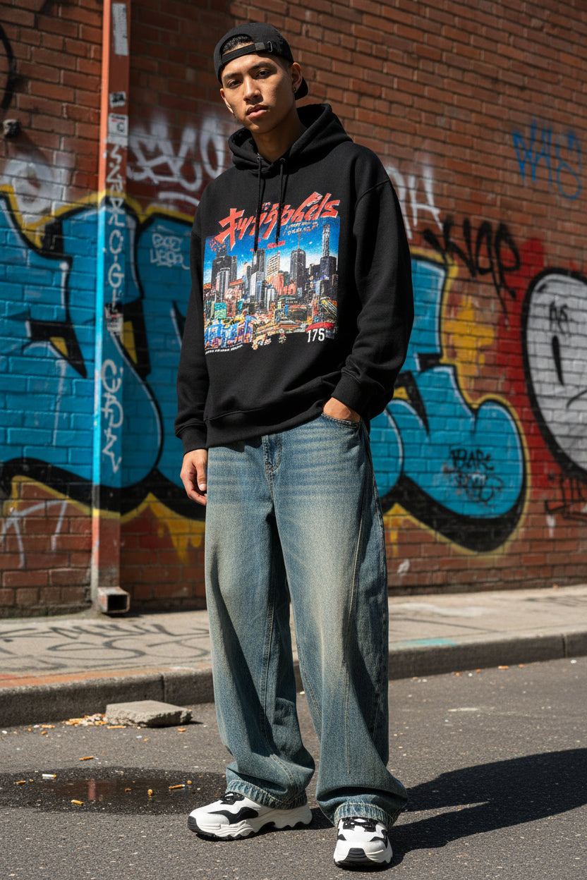 Baggy Jeans – Weites Bein | Streetwear & Hip-Hop | Unisex