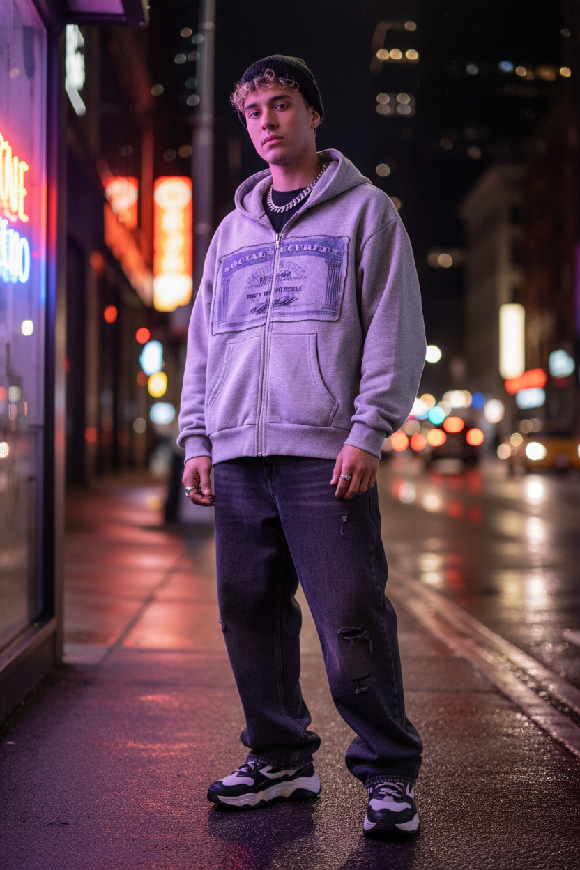 Streetwear Hoodie Night